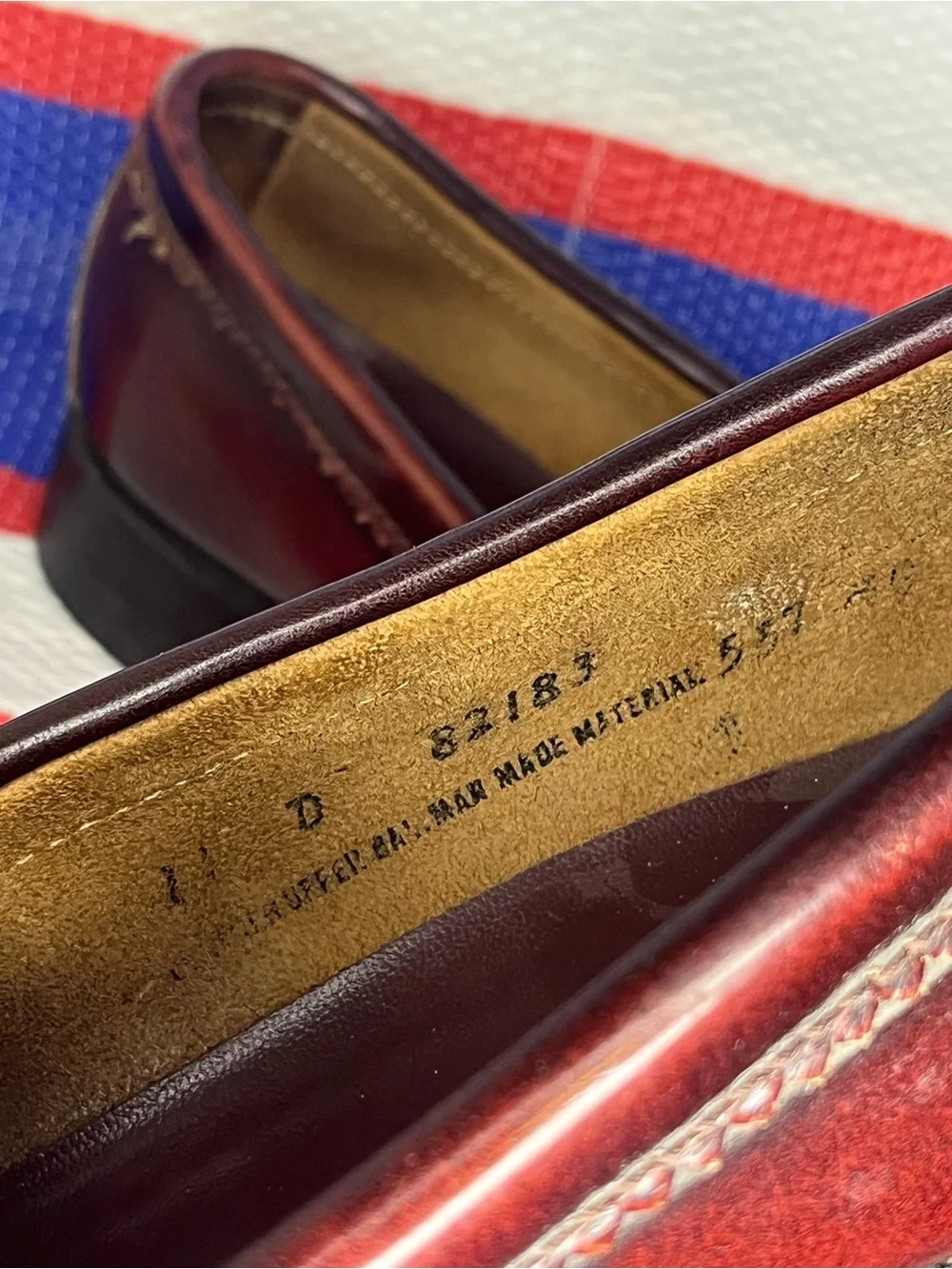 G. H. Bass Weejuns Jackie Tassel Kiltie Loafer Size 11 D Burgundy Dress Shoes - Picture 8 of 15